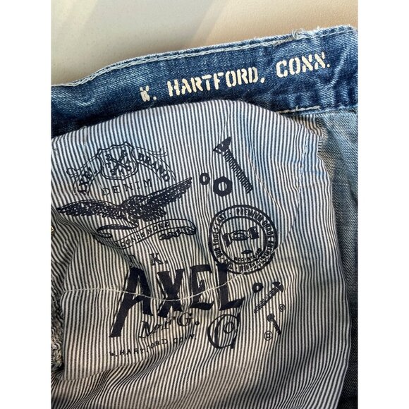 TK Axel Wolcott Jeans Size 34x32 Vintage Boot Cut Blue Medium Wash Western Rodeo - Picture 8 of 12